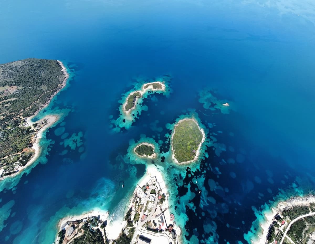 Cinq ĂŽles de Ksamil